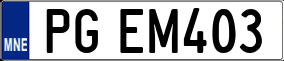 Truck License Plate